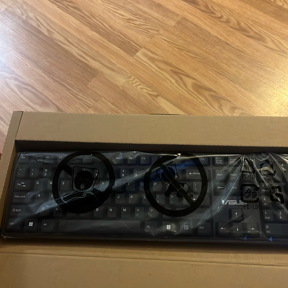 Black asus keyboard